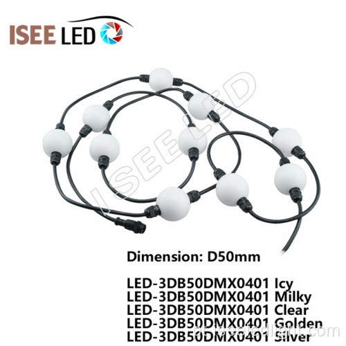 Programável dmx rgb led bola de suspensão de discoteca